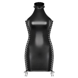 Svartur wetlook-kj�li vi� sn�ring � s��unum
