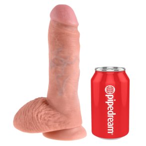 8 tummar vi� botni - Flesh - 20,3 cm