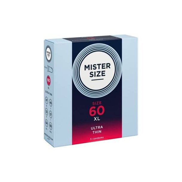 Mister Size 60 mm h�tir - 3 stk.