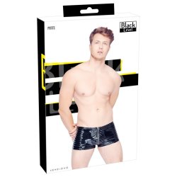 Black Level svartar lakkboxershorts � bikersni�i