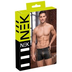 NEK svartar boxershorts vi� bronsulittum strikum