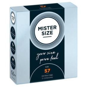 Mister Size 57 mm h�tir - 3 stk.