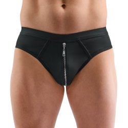 Svartur jockstrap vi� neti og snarl�si
