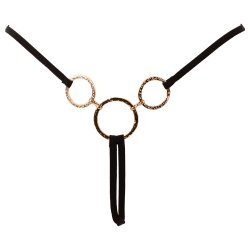 Svartur strongur vi� trimum ringum