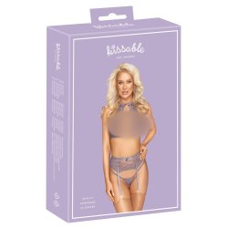 Kissable lavendillitt blondusett vi� h�lsbandi