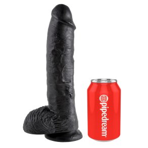 10 tummar vi� botni - Black - 25,4 cm