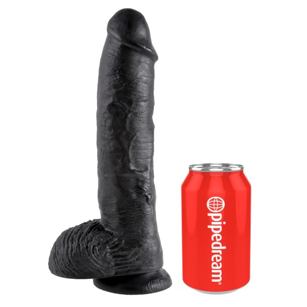 10 tummar vi� botni - Black - 25,4 cm