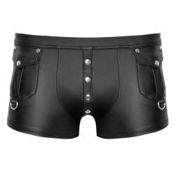 NEK svartar boxershorts vi� tr�stkn�ppum