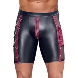 NEK svartar boxershorts vi� rey�um strikum og ketum