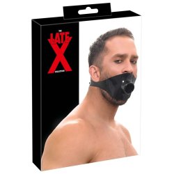 Late X lateks-gag vi� opnum munnstykki