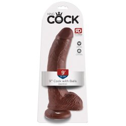 9 tummar vi� botni - Brown - 22,9 cm