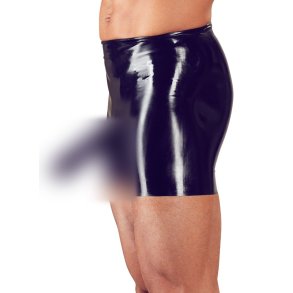 Late X svartar latexshorts vi� hylki framman og aftan