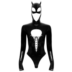 Black Level svart lakk-body vi� kettu-masku