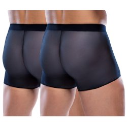 Svenjoyment midn�ttarbl�ar netboxershorts, 2-pakningur