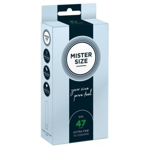 Mister Size 47 mm h�tir - 10 stk.