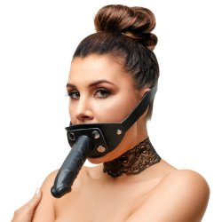 ZADO gag vi� dildo og le�urreim