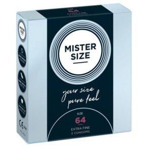Mister Size 64 mm h�tir - 3 stk.