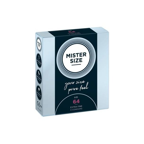 Mister Size 64 mm h�tir - 3 stk.