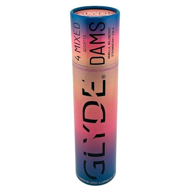 GLYDE Dams Mix munnsexverja - 4 stk.