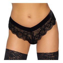 Cottelli svartar blondutrussur vi� satinbandi