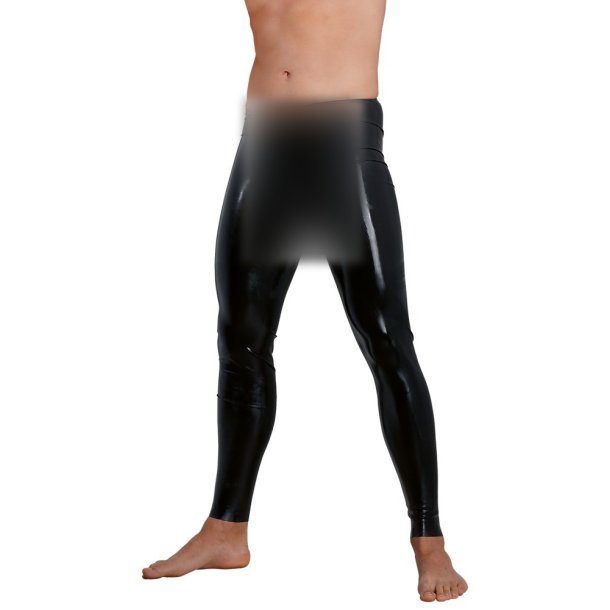 Late X svartar latexleggings vi� hylki
