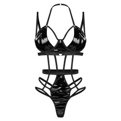 Obsessive Keira Lise svart body vi� reimum