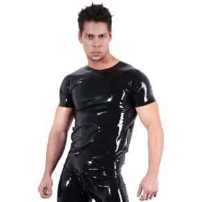 Late X sv�rt latex-T-shirt