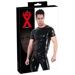 Late X sv�rt latex-T-shirt