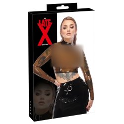 Late X h�lvgj�gnumskygdur latextoppur vi� metallringi