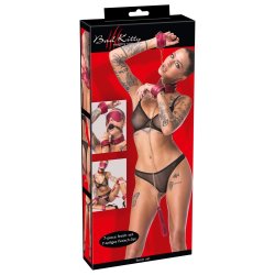 Bad Kitty bleikt bindisett - 6 partar