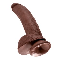 9 tummar vi� botni - Brown - 22,9 cm