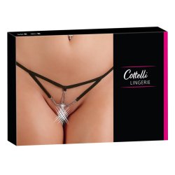 Cottelli svartur strongur vi� perlupr��i