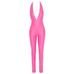 Cottelli pink heildardrakt vi� opnum ryggi