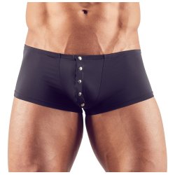 Svenjoyment svartar boxershorts vi� silvurlittum tr�stknappum
