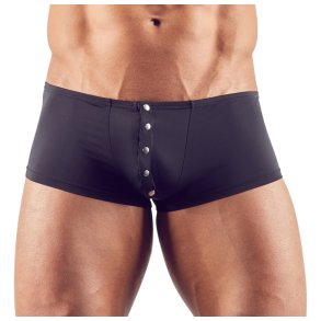 Svenjoyment svartar boxershorts vi� silvurlittum tr�stknappum