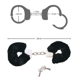 Bad Kitty sv�rt handj�rn vi� plushylkjum