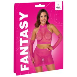 Cottelli pink netsett vi� toppi og pilsi