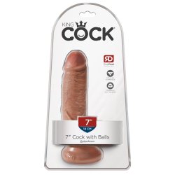 7 tummar vi� botni - Tan - 17,8 cm