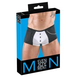 Svenjoyment svartar og hv�tar boxershorts � t�nara-sni�i