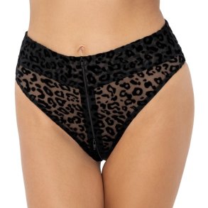 Noir svartar leopardtrussur vi� lynl�si