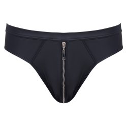 Svartur jockstrap vi� neti og snarl�si
