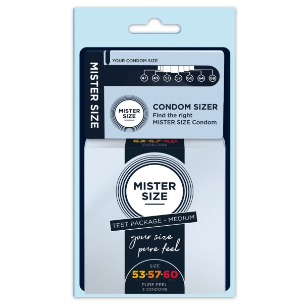 Mister Size Medium royndarsett - 3 st�ddir