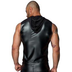 Missbehaved wetlook hettutroyggja uttan ermar