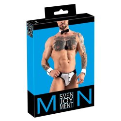Svenjoyment t�narasett vi� jockstrap og sloyfu
