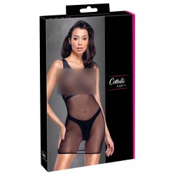 Svartur netkj�li vi� harness og g-streingi