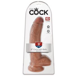 9 tummar vi� botni - Tan - 22,9 cm
