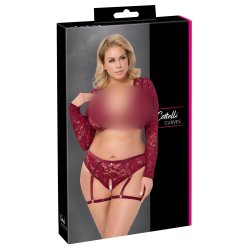 Cottelli Curves myrkareytt blondusett vi� longum ermum