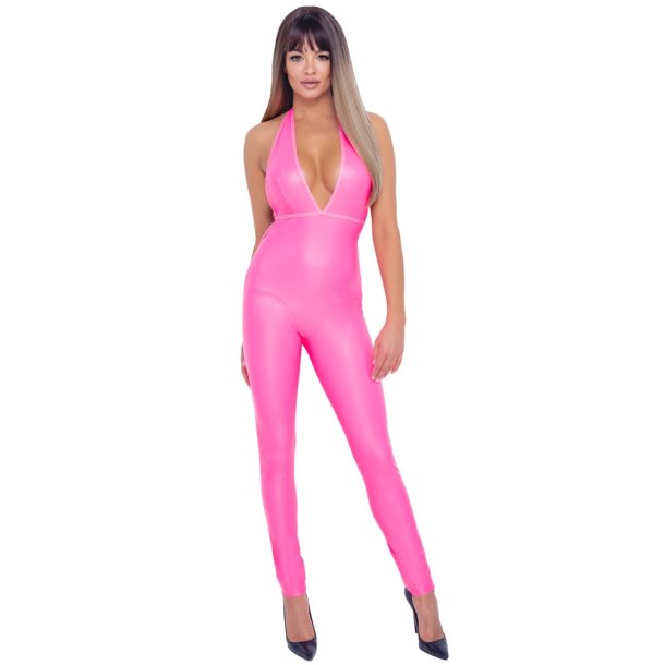 Cottelli pink heildardrakt vi� opnum ryggi
