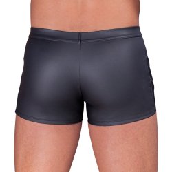 NEK svartar boxershorts vi� metallbl�um strikum