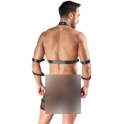 Svenjoyment svart netsett vi� harness og f�ra hondbondum